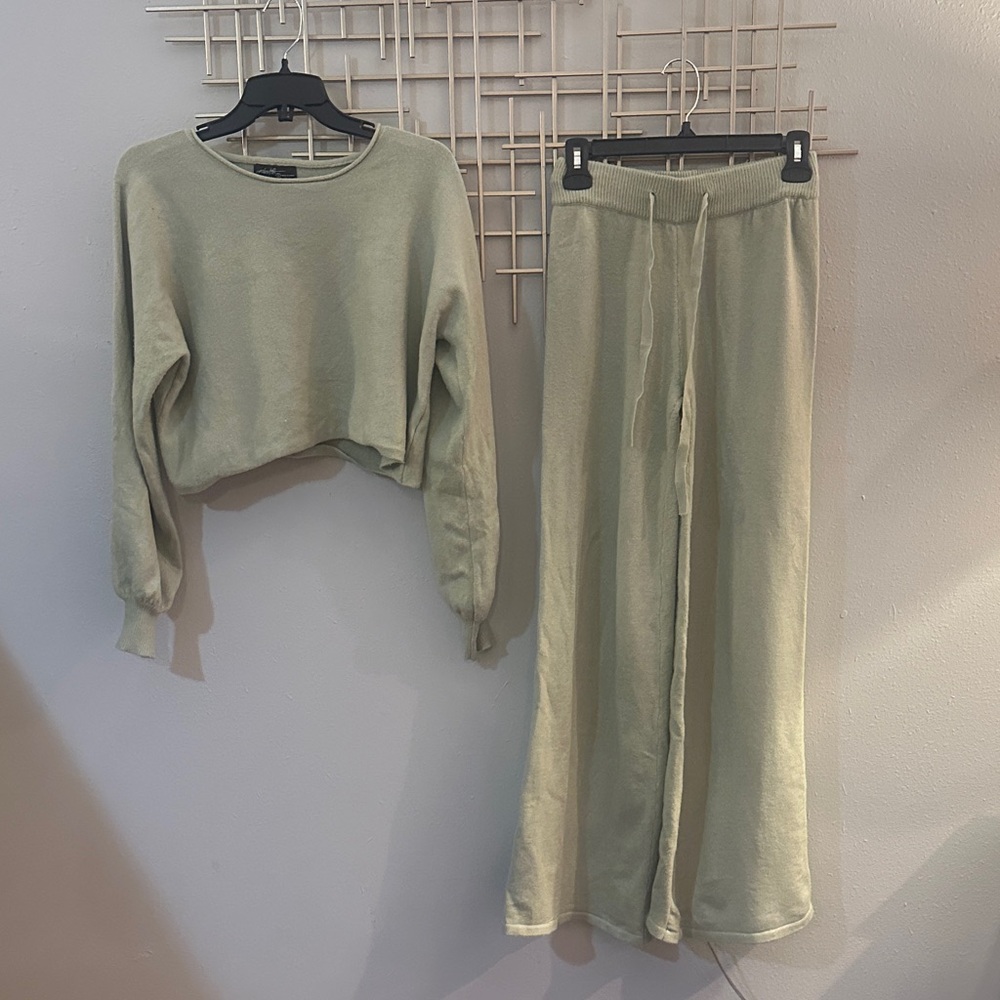 Women's Sage Green Lounge Set